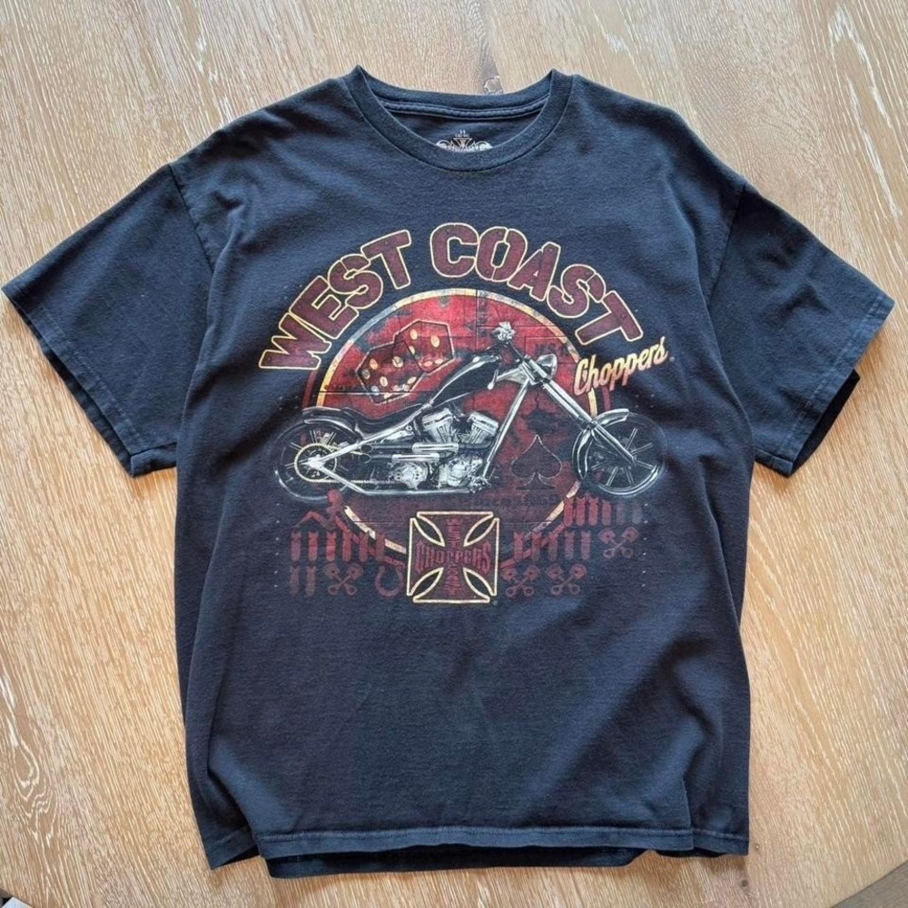 West Coast Choppers black biker tee